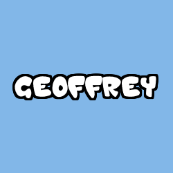 Coloración del nombre GEOFFREY