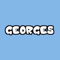 Coloración del nombre GEORGES