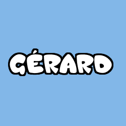 Coloración del nombre GÉRARD