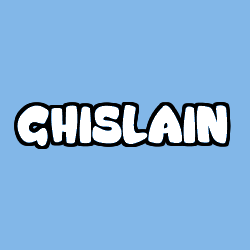 Coloración del nombre GHISLAIN