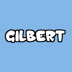 Coloración del nombre GILBERT