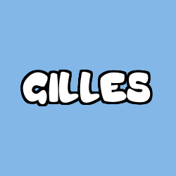 Coloración del nombre GILLES