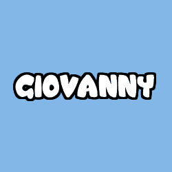 Coloración del nombre GIOVANNY