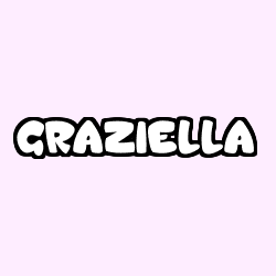 Coloración del nombre GRAZIELLA