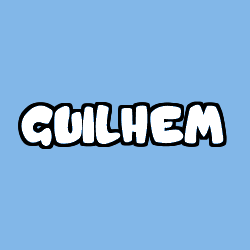 Coloración del nombre GUILHEM