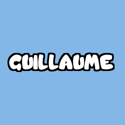 Coloración del nombre GUILLAUME