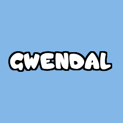 Coloración del nombre GWENDAL