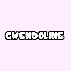 Coloración del nombre GWENDOLINE