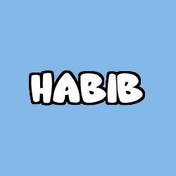 Coloración del nombre HABIB