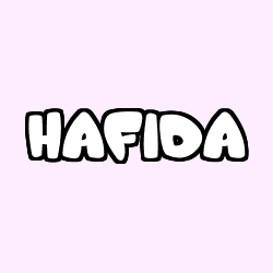 Coloración del nombre HAFIDA