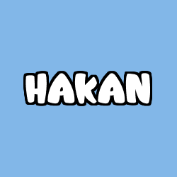 Coloración del nombre HAKAN