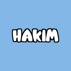 Coloración del nombre HAKIM