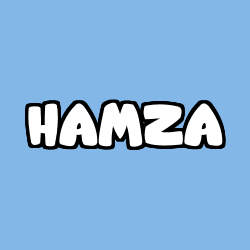 Coloración del nombre HAMZA