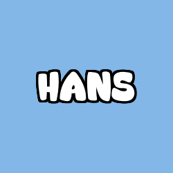 Coloración del nombre HANS