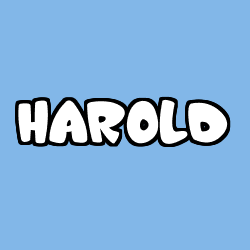 Coloración del nombre HAROLD