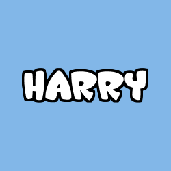 Coloración del nombre HARRY