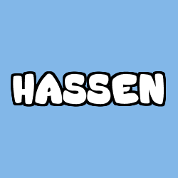 Coloración del nombre HASSEN