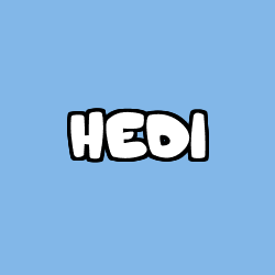 Coloración del nombre HEDI