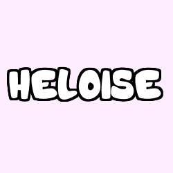 Coloración del nombre HELOISE