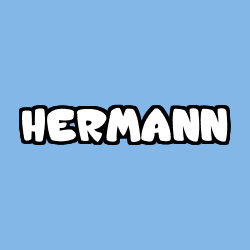 Coloración del nombre HERMANN