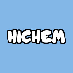 Coloración del nombre HICHEM