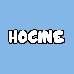 Coloración del nombre HOCINE