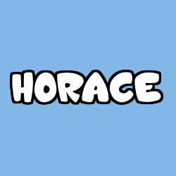 Coloración del nombre HORACE