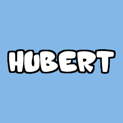 Coloración del nombre HUBERT