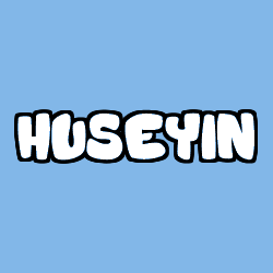 Coloración del nombre HUSEYIN