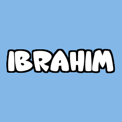 Coloración del nombre IBRAHIM