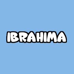 Coloración del nombre IBRAHIMA