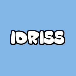 Coloración del nombre IDRISS