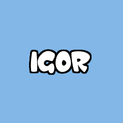 Coloración del nombre IGOR