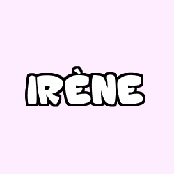 Coloración del nombre IRÈNE