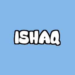 Coloración del nombre ISHAQ