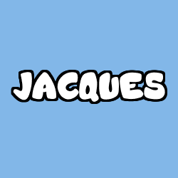 Coloración del nombre JACQUES