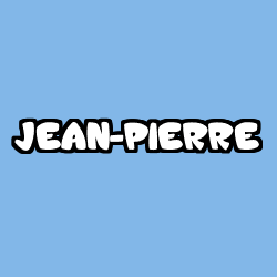 Coloración del nombre JEAN-PIERRE