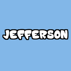 Coloración del nombre JEFFERSON