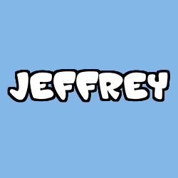 Coloración del nombre JEFFREY