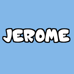 Coloración del nombre JEROME