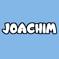 Coloración del nombre JOACHIM