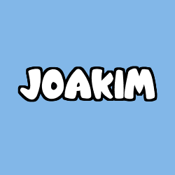 Coloración del nombre JOAKIM