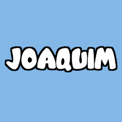 Coloración del nombre JOAQUIM