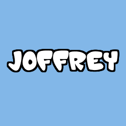 Coloración del nombre JOFFREY