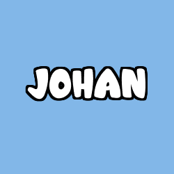 Coloración del nombre JOHAN