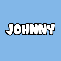 Coloración del nombre JOHNNY