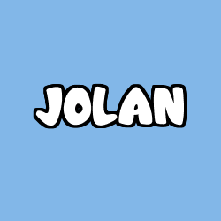 Coloración del nombre JOLAN