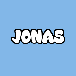 Coloración del nombre JONAS