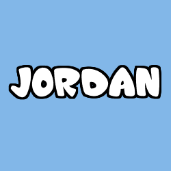 Coloración del nombre JORDAN