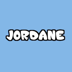 Coloración del nombre JORDANE